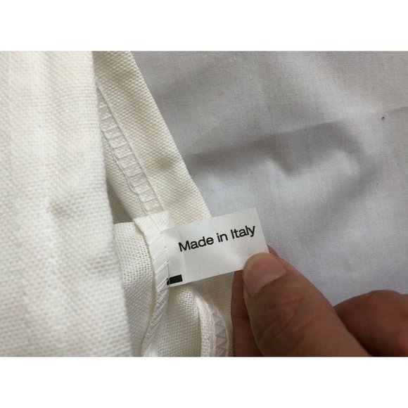 Chloe Dustbag Storage Drawstring Pouch White 13" x 7" - Picture 6 of 9